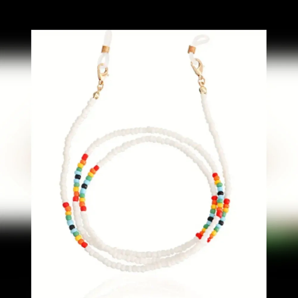 HANDCRAFTED GLASSBEAD/Chain BOHO EYEGLASS CHAIN